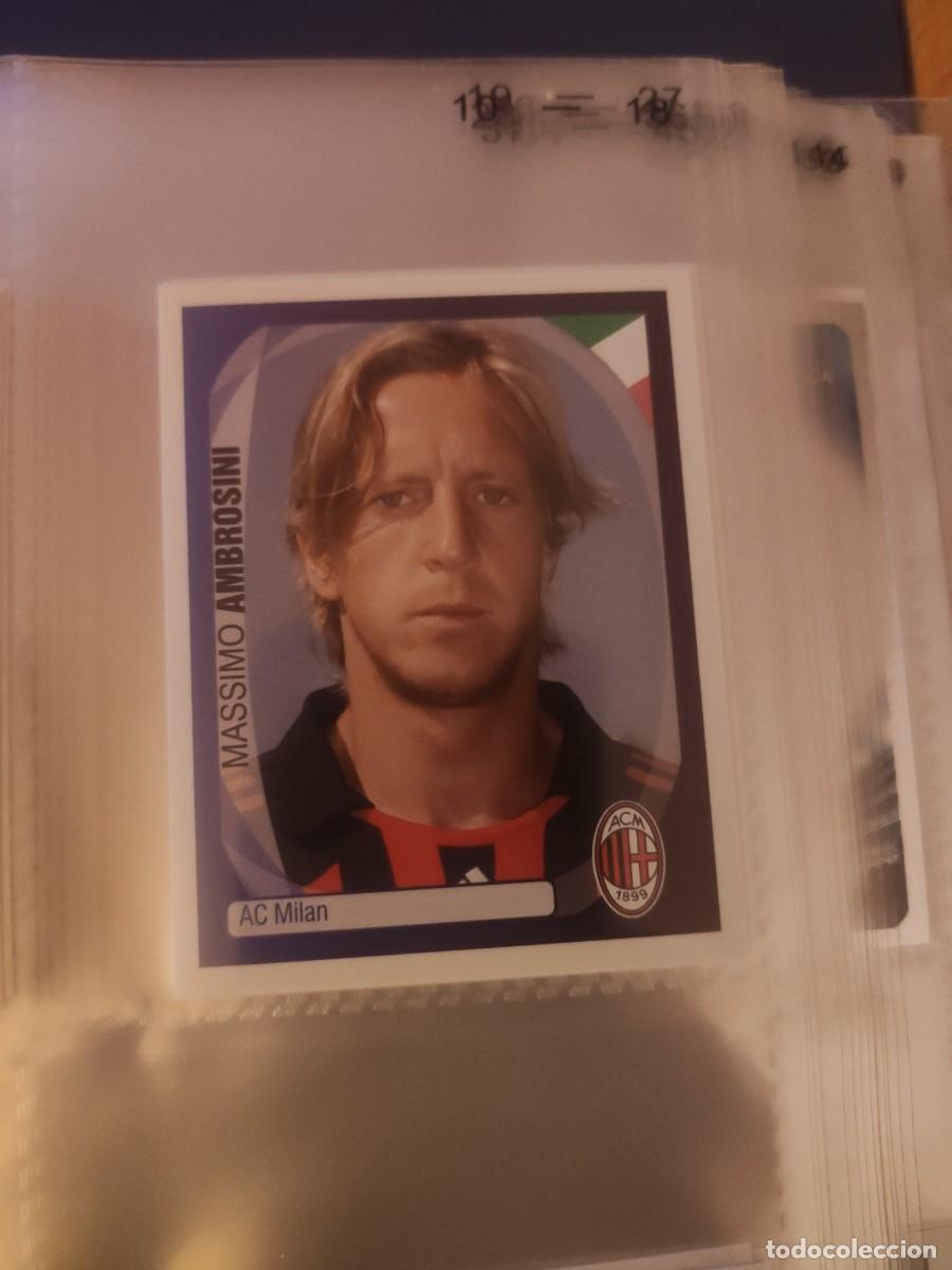 Fu&szlig;ball-Sticker: 19 PANINI CHAMPIONS LEAGUE 07 08 MASSIMO AMBROSINI - AC MILAN -- 2007 2008 CROMO NUNCA PEGADO