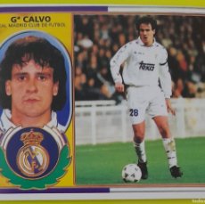 Cromos de Fútbol: GARCIA CALVO - REAL MADRID - EDICIONES ESTE 96 97 1996 1997. Lote 365154006