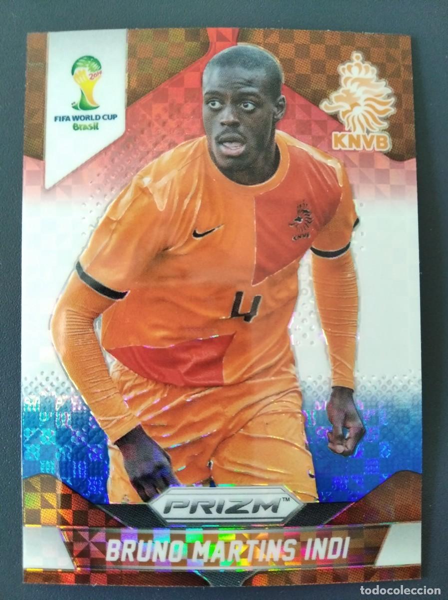Cromos de Futebol: Prizm Mundial Brasil 2014,Nederland,Bruno Martins Indi (N&deg;28,BRILLANTE ESPECIAL).