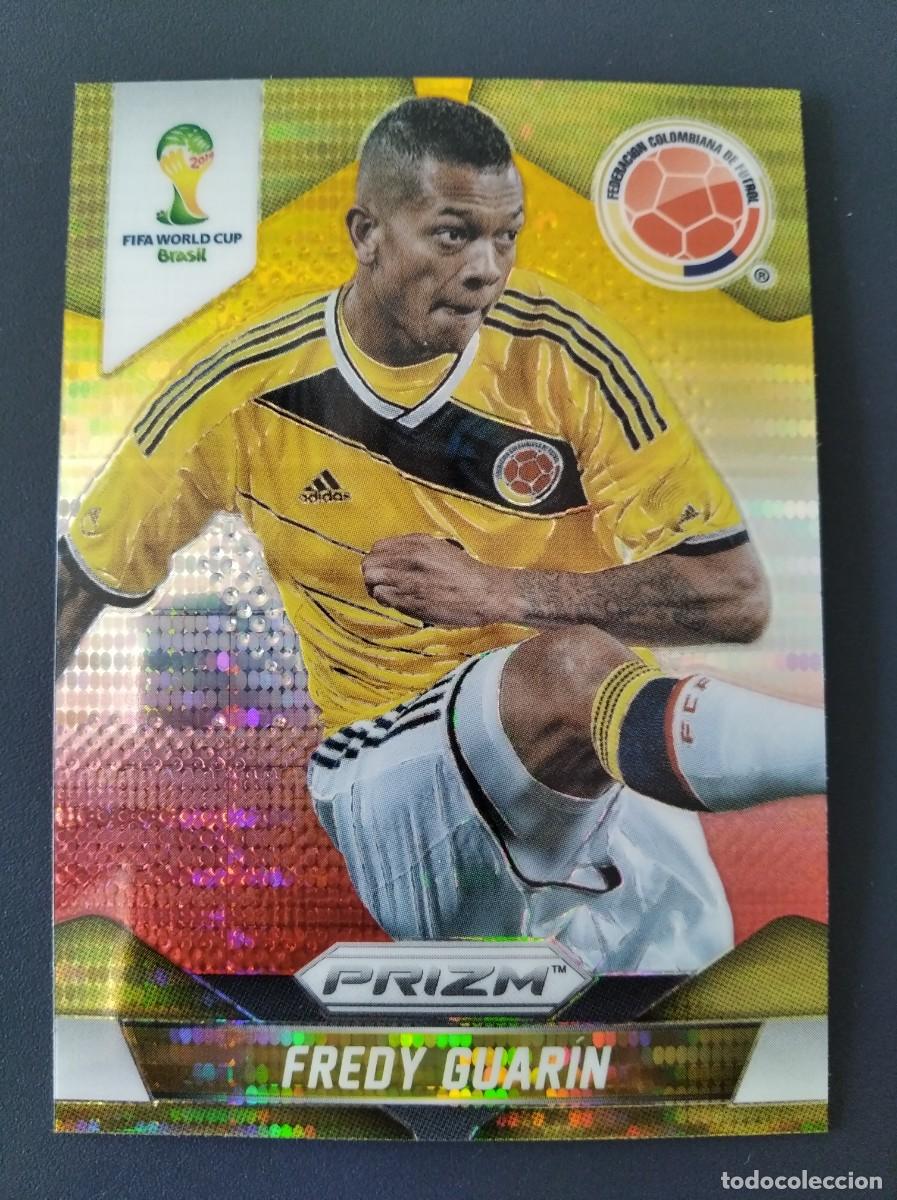 Cartes &agrave; collectionner de Football: Prizm Mundial Brasil 2014,Colombia,Fredy Guar&iacute;n (N&deg;52,BRILLANTE ESPECIAL).