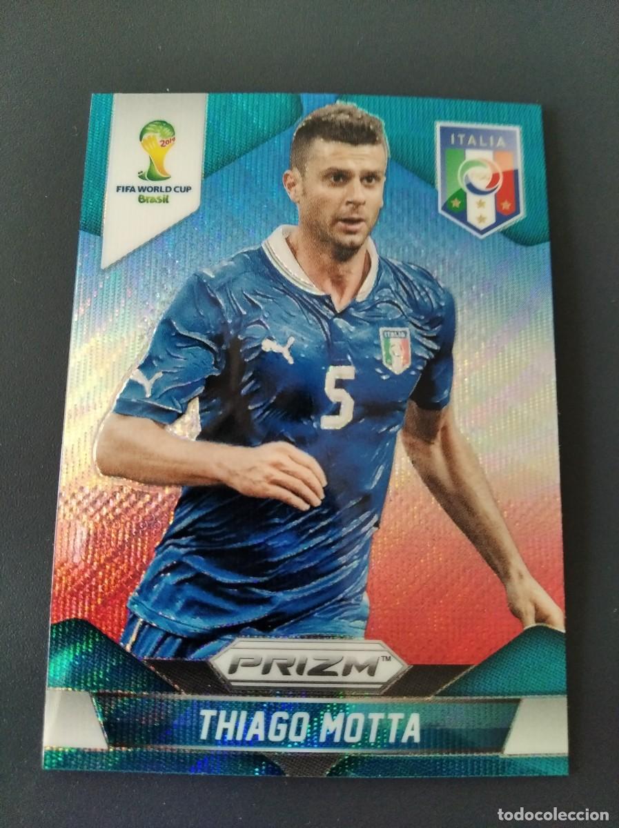 Cromos de F&uacute;tbol: Prizm Mundial Brasil 2014,Italia,Thiago Mota (N&deg;126,BRILLANTE ESPECIAL).