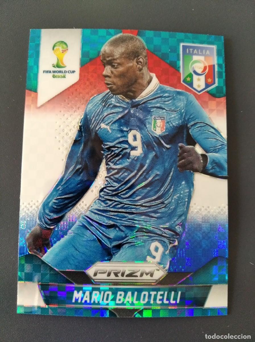 Cartes &agrave; collectionner de Football: Prizm Mundial Brasil 2014,Italia,Mario Balotelli (N&deg;132,BRILLANTE ESPECIAL).