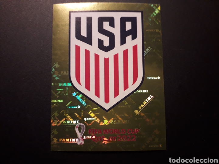 Cromos de F&uacute;tbol: ESCUDO USA N&deg; 2 COPA MUNDIAL DE F&Uacute;TBOL QATAR 2022 22 PANINI SIN PEGAR PEDIDO M&Iacute;NIMO 3&euro;