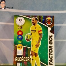 Cromos de Fútbol: ALCACER Nº 432 FACTOR GOL (VILLARREAL) ADRENALYN XL 2020 2021 PANINI CARD LIGA ALBUM CROMO FICHA. Lote 365751051