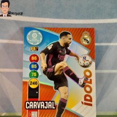 Cromos de Fútbol: CARVAJAL Nº 385 IDOLO (REAL MADRID) ADRENALYN 2020 2021 PANINI CARD LIGA ALBUM FICHA TARJETA 20 21. Lote 365752116