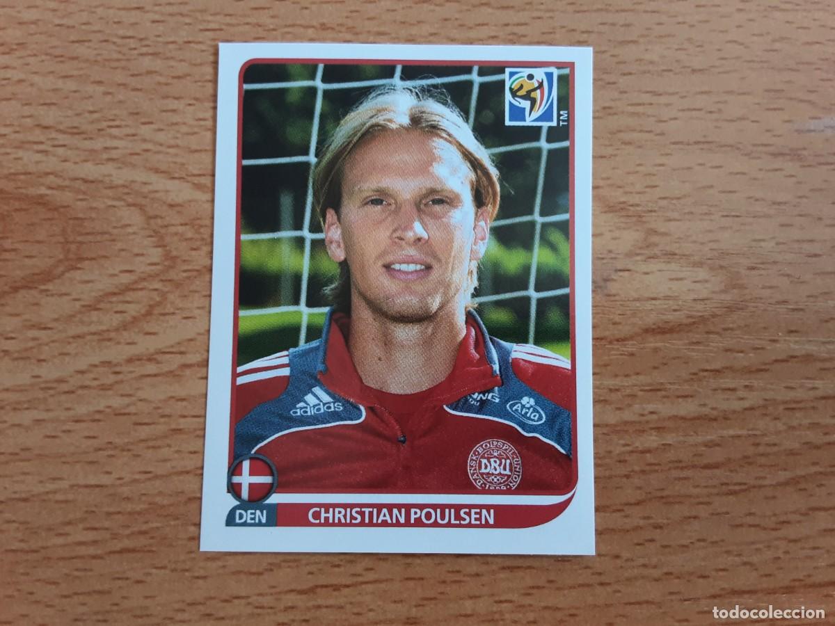 Cromos de F&uacute;tbol: CROMO FUTBOL MUNDIAL 2010 PANINI 361.POULSEN-DINAMARCA-NUNCA PEGADO