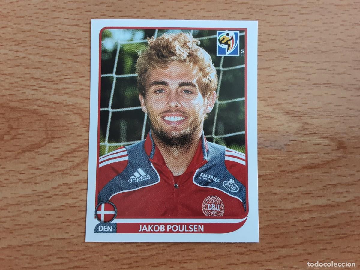Cromos de F&uacute;tbol: CROMO FUTBOL MUNDIAL 2010 PANINI 364.POULSEN-DINAMARCA-NUNCA PEGADO