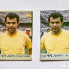 Cromos de Fútbol: PEPE JUAN - UD LAS PALMAS - MATEO MIRETE. Lote 365946016