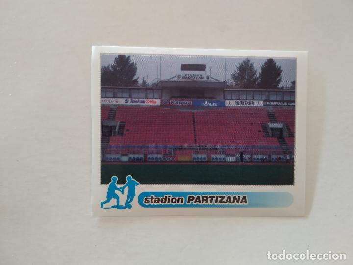 Cromos de f&uacute;tbol: 205 ESTADIO PARTIZAN CROMO FUTBOL COLECCI&Oacute;N GRADSKI DERBY GRAN DERBI SCHOOL SHOP 2006