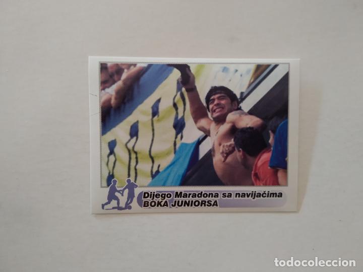 Cromos de F&uacute;tbol: 240 MARADONA BOCA JUNIORS CROMO FUTBOL COLECCI&Oacute;N GRADSKI DERBY GRAN DERBI SCHOOL SHOP 2006