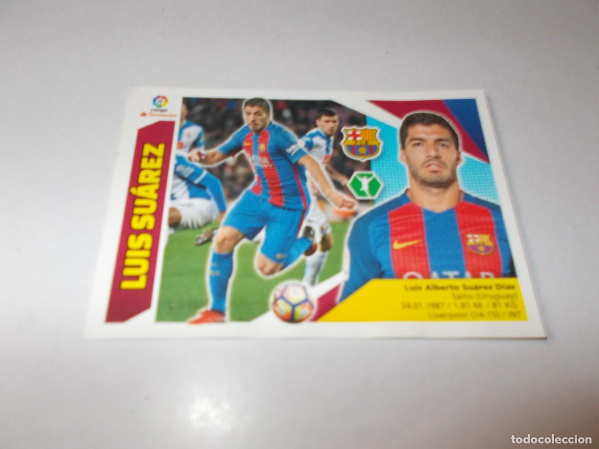 Cromos de f&uacute;tbol: LUIS SUAREZ Este 2017-2018 - Foto 1