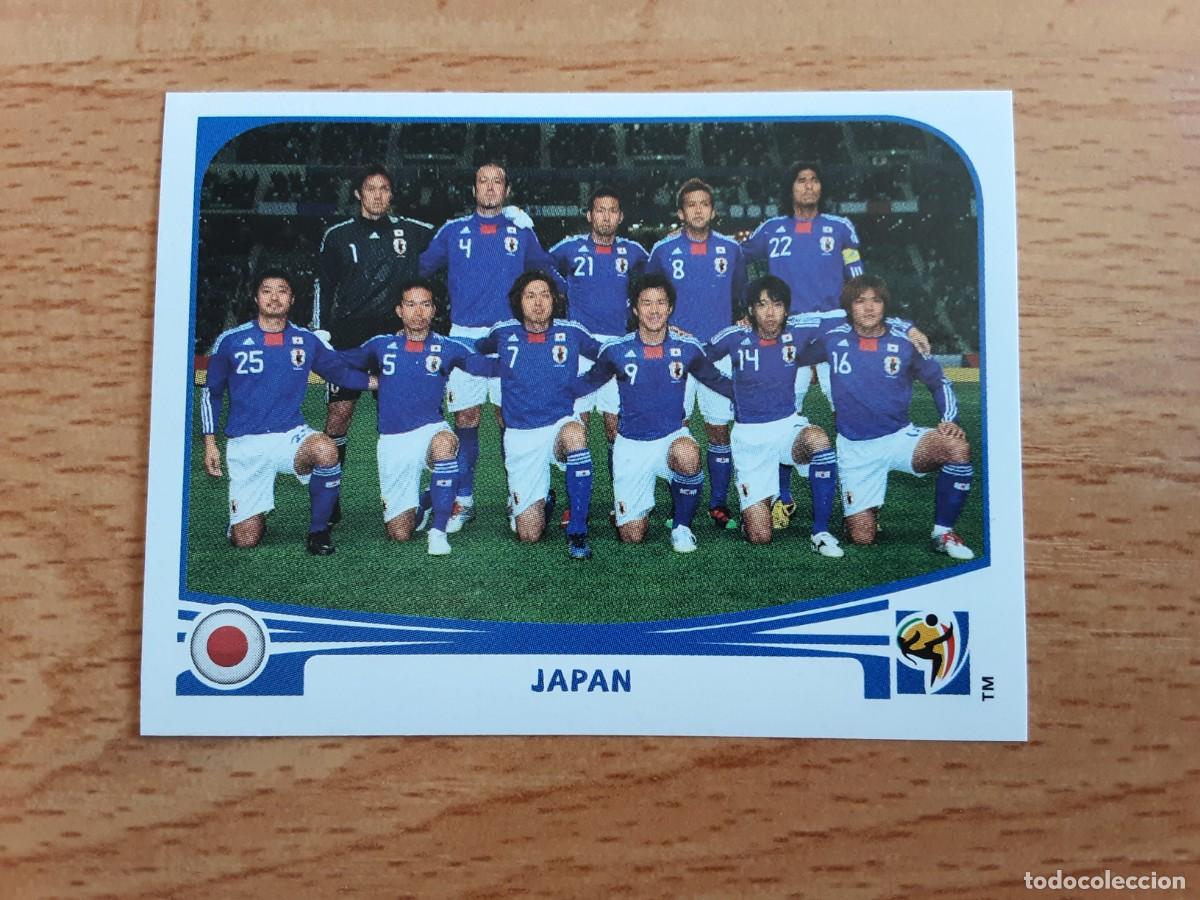Fu&szlig;ball-Sticker: CROMO FUTBOL MUNDIAL 2010 PANINI 372.ALINEACION-JAPON-NUNCA PEGADO