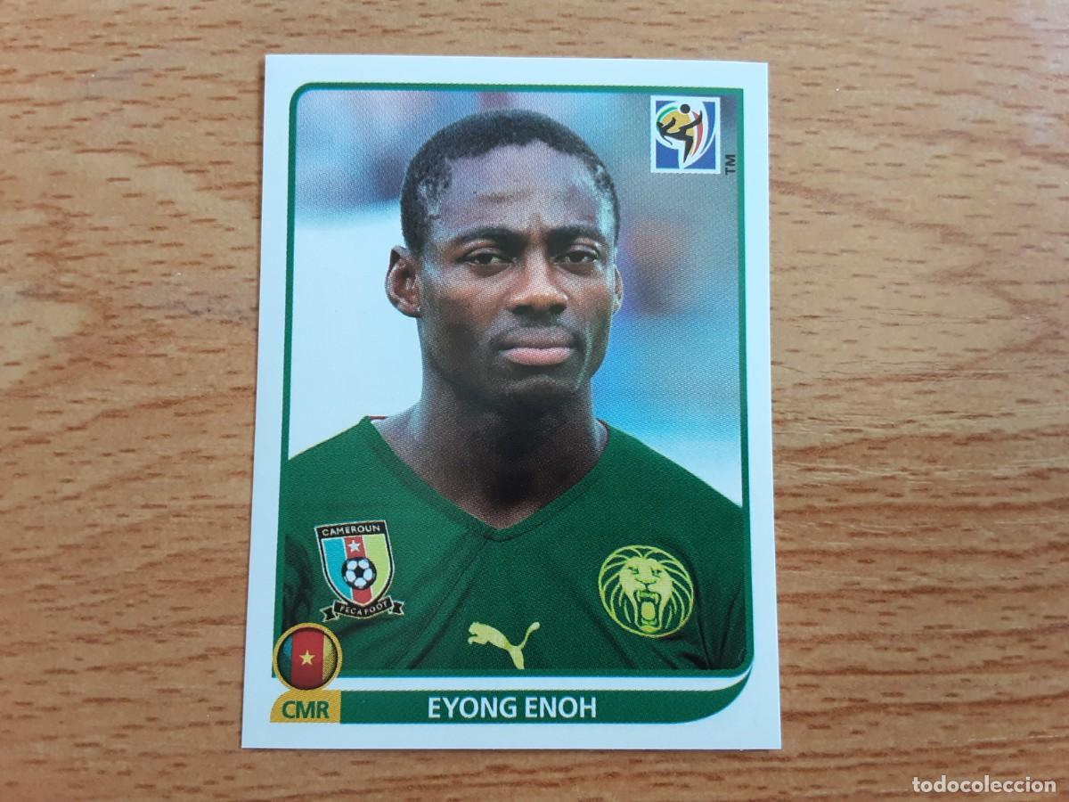 Cromos de F&uacute;tbol: CROMO FUTBOL MUNDIAL 2010 PANINI 405.ENOH-CAMERUN-NUNCA PEGADO