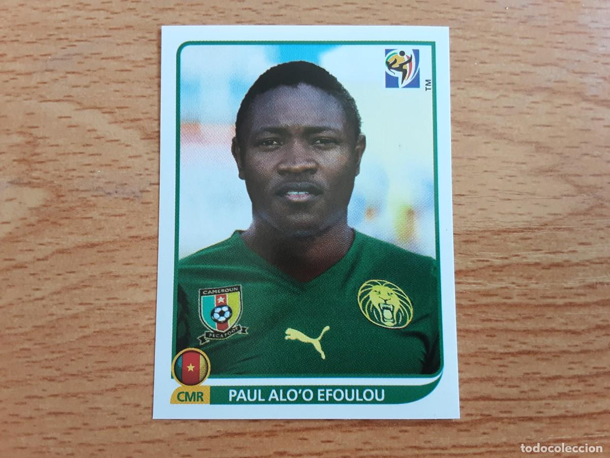Fu&szlig;ball-Sticker: CROMO FUTBOL MUNDIAL 2010 PANINI 407.EFOULOU-CAMERUN-NUNCA PEGADO