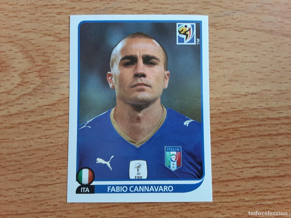 Cromos de F&uacute;tbol: CROMO FUTBOL MUNDIAL 2010 PANINI 413.CANNAVARO-ITALIA-NUNCA PEGADO