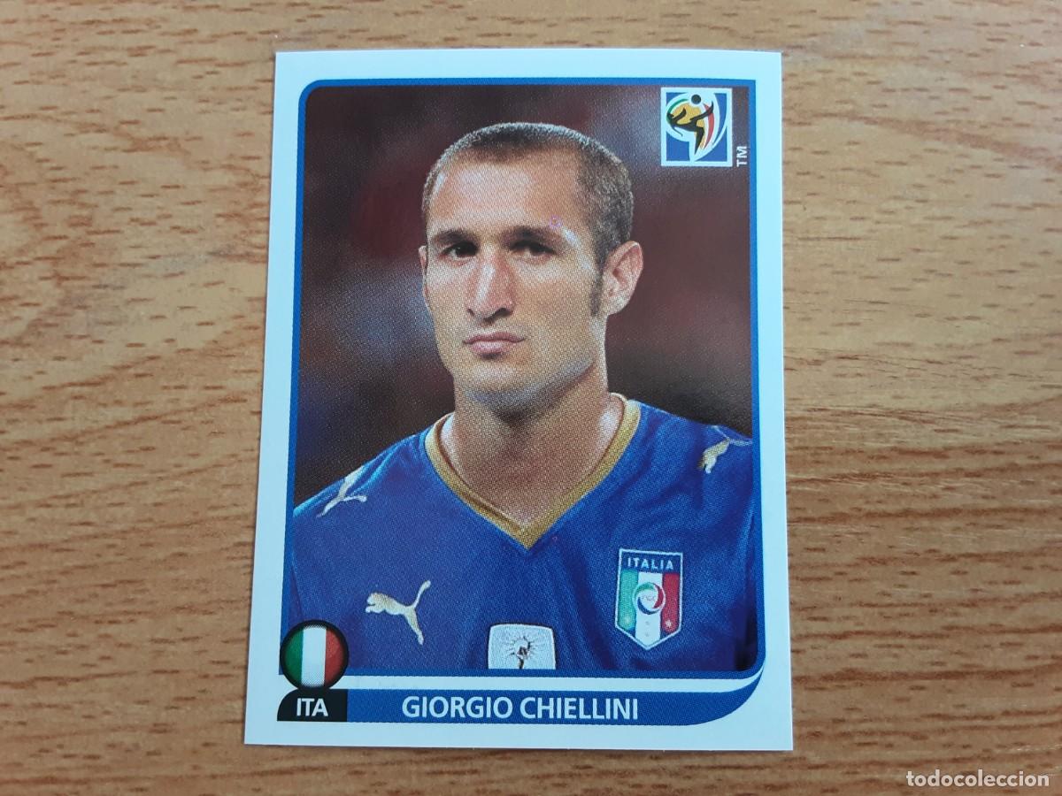 Fu&szlig;ball-Sticker: CROMO FUTBOL MUNDIAL 2010 PANINI 414.CHIELLINI-ITALIA-NUNCA PEGADO