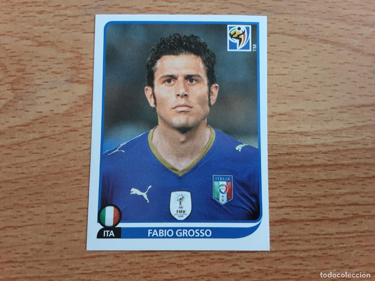 Cromos de f&uacute;tbol: CROMO FUTBOL MUNDIAL 2010 PANINI 415.GROSSO-ITALIA-NUNCA PEGADO