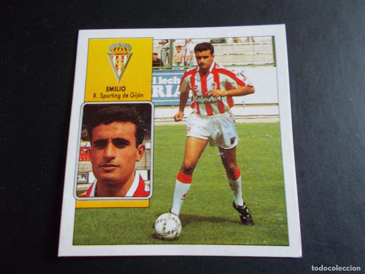 Cromos de f&uacute;tbol: ESTE 92-93 COLOCA EMILIO SPORTING RECUPERADO - Foto 1