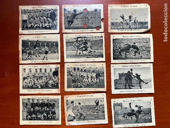 Cartes &agrave; collectionner de Football: CROMOS FUTBOL KROMEL 12 UNIDADES 1951
