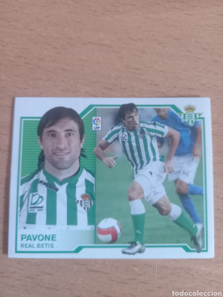 Cromos de F&uacute;tbol: Pavone Real Betis liga 2007 2008 07 08 ediciones este