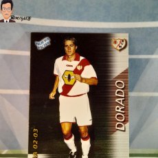 Cromos de Fútbol: DORADO Nº 237 BIS (RAYO VALLECANO) FICHAJE - MEGAFICHAS 2002 2003 LIGA MEGA FICHA PANINI CARD. Lote 366337756