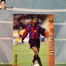 Cromos de Fútbol: KLUIVERT Nº 72 (F.C. BARCELONA) MEGAFICHAS 2002 2003 02 03 PANINI CROMO LIGA TARJETA LFP CARD. Lote 366338081