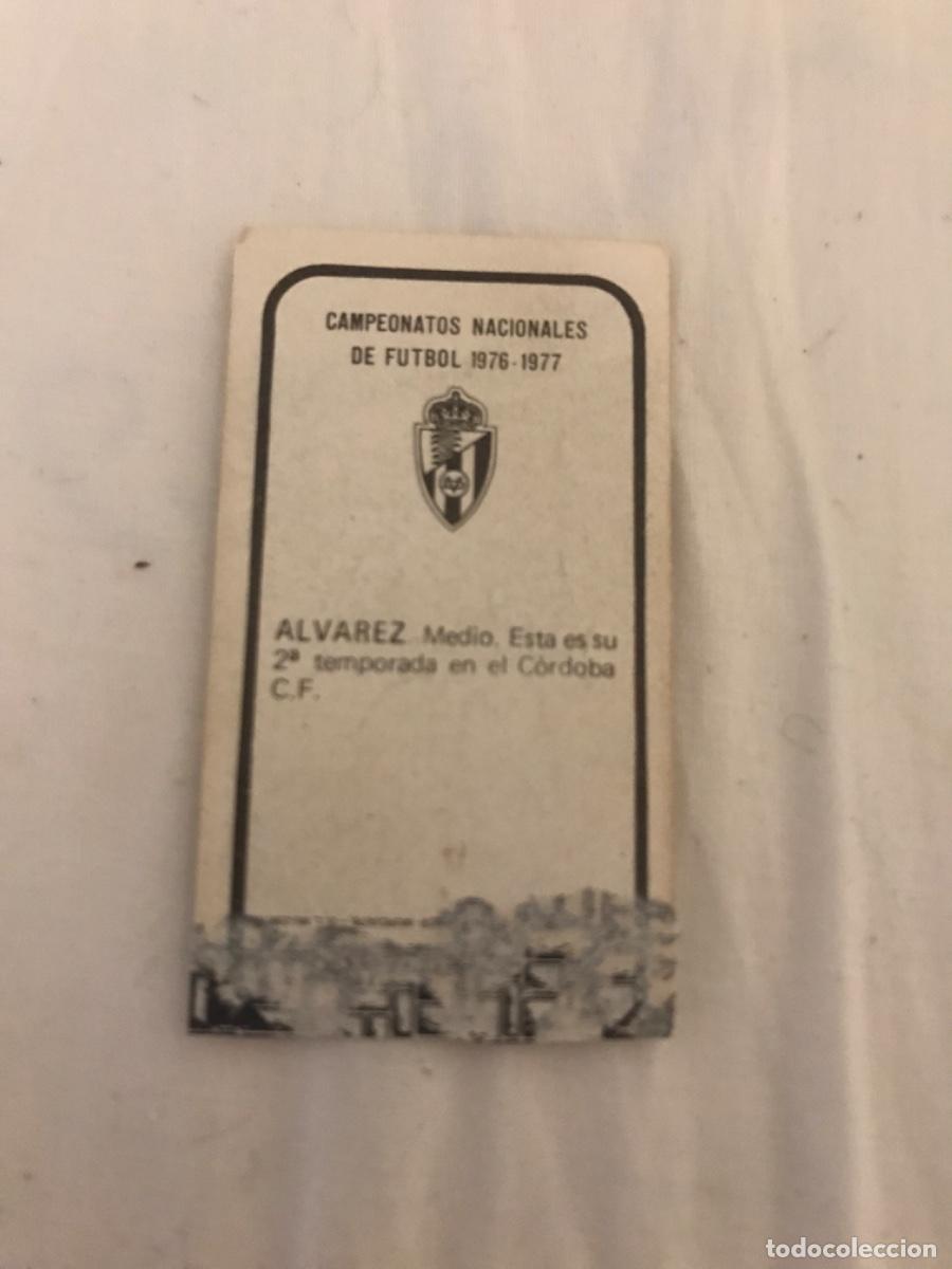 Cromos de f&uacute;tbol: Alvarez - Foto 2