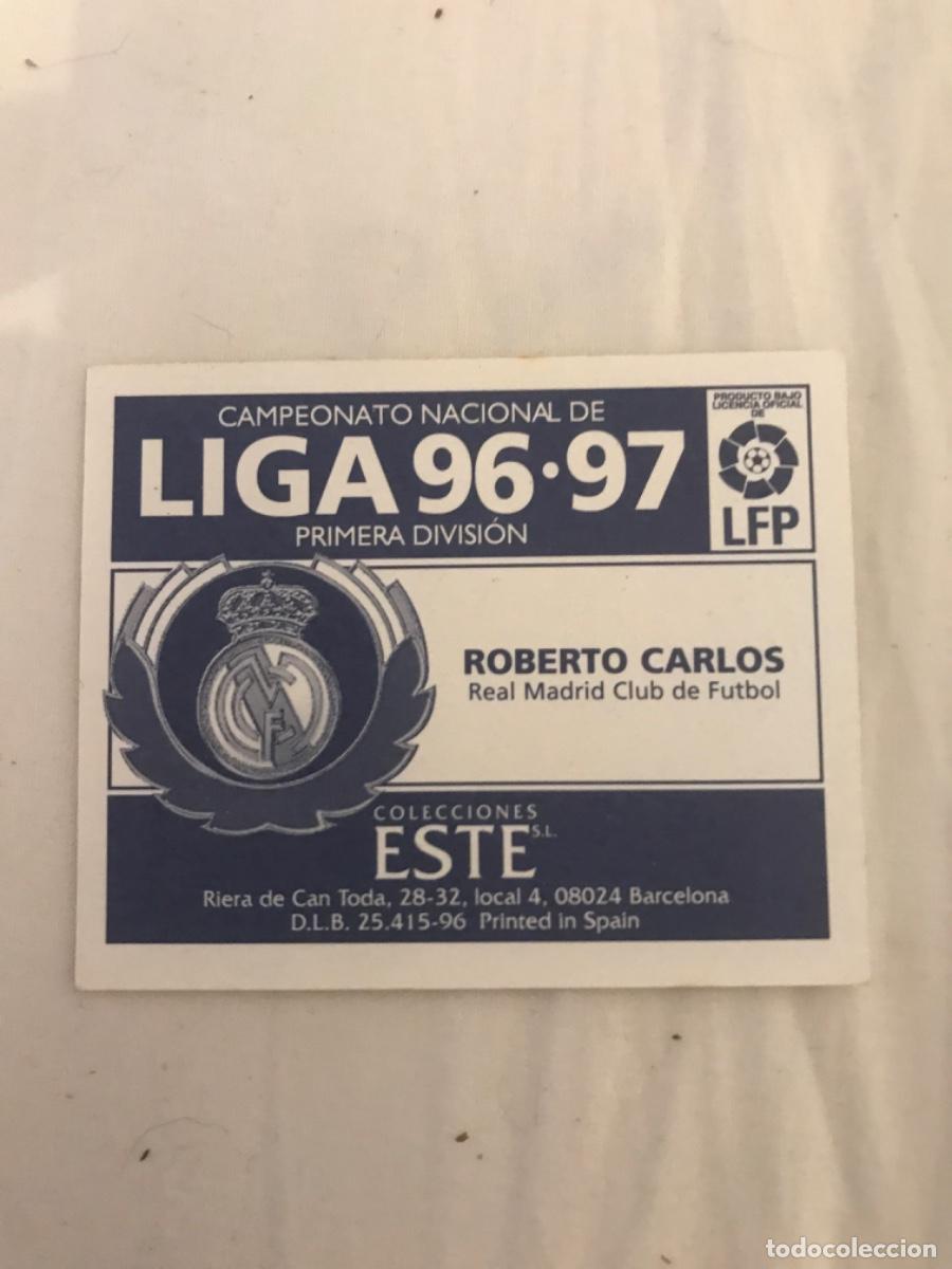 Cromos de f&uacute;tbol: Roberto Carlos - Foto 2