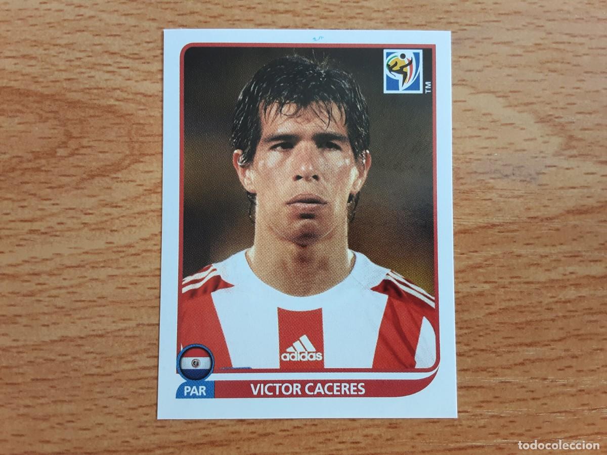Cromos de F&uacute;tbol: CROMO FUTBOL MUNDIAL 2010 PANINI 442.CACERES-PARAGUAY-NUNCA PEGADO