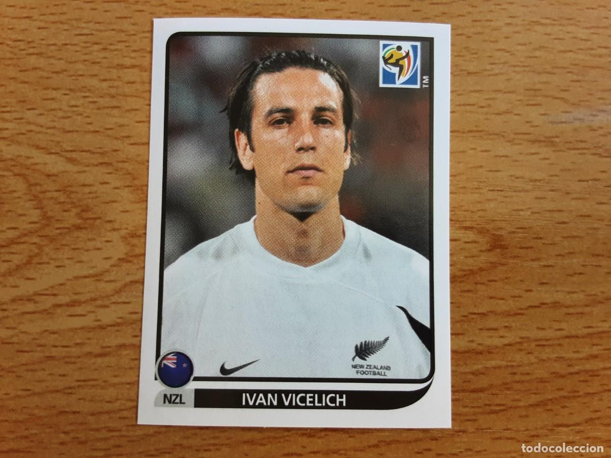 Figurine di Calcio: CROMO FUTBOL MUNDIAL 2010 PANINI 452.VICELICH-NUEVA ZELANDA-NUNCA PEGADO