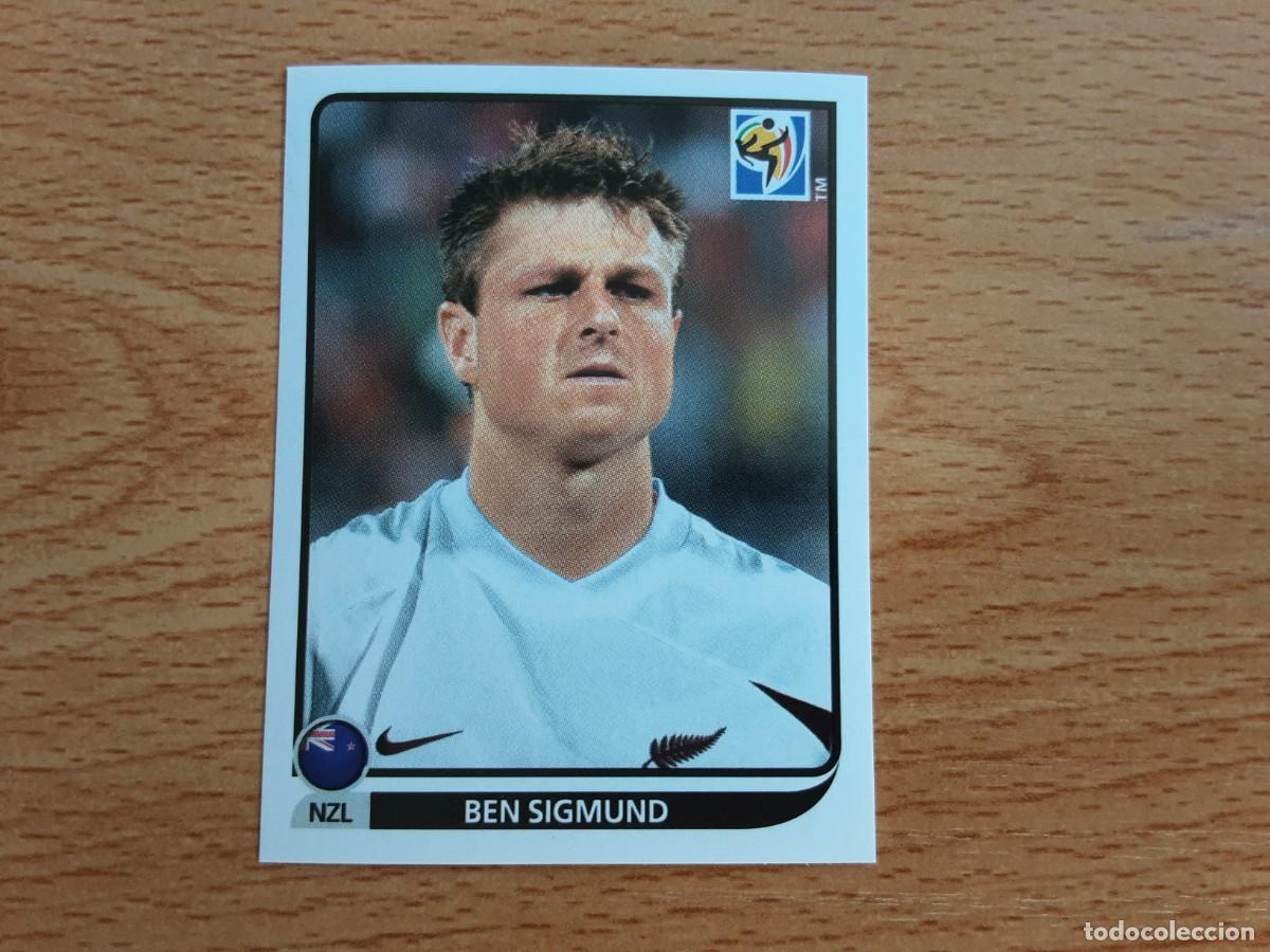 Cromos de F&uacute;tbol: CROMO FUTBOL MUNDIAL 2010 PANINI 453.SIGMUND-NUEVA ZELANDA-NUNCA PEGADO