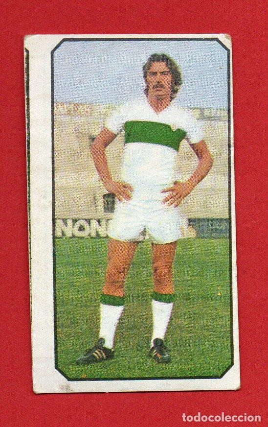 Cromos de f&uacute;tbol: ESTE 77 78 DOMINICHI DEL ELCHE CF CON ERROR DE CORTE SIN PEGAR ESTE 1977 1978 - Foto 1
