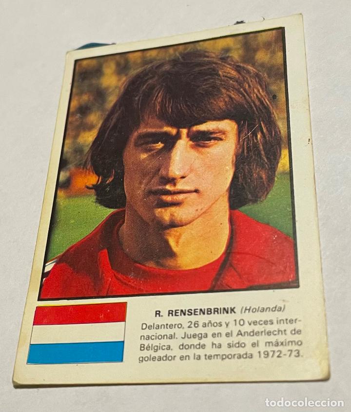Football Stickers: DISGRA MUNICH 1974 CROMO FUTBOL WORLD ASES MUNDIAL 74 R, RESENBRINK Holanda Despegado