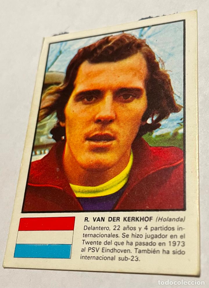 Football Stickers: DISGRA MUNICH 1974 CROMO FUTBOL WORLD ASES MUNDIAL 74 R. VAN DER KERKHOF Holanda Despegado