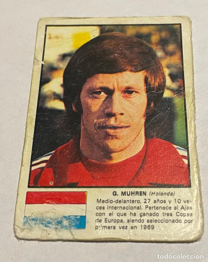 Football Stickers: DISGRA MUNICH 1974 CROMO FUTBOL WORLD ASES MUNDIAL 74 G. MUHREN Holanda Despegado
