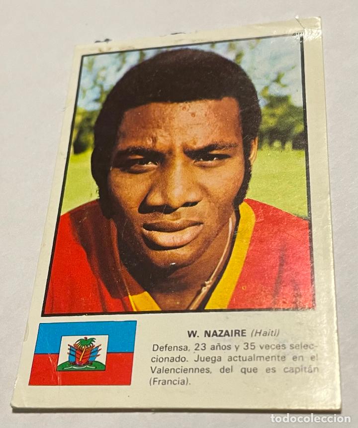 Football Stickers: DISGRA MUNICH 1974 CROMO FUTBOL WORLD ASES MUNDIAL 74 W. NAZAIRE Haiti Despegado