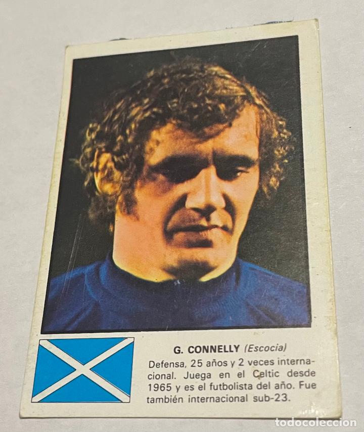 Football Stickers: DISGRA MUNICH 1974 CROMO FUTBOL WORLD ASES MUNDIAL 74 G. CONNELLY Escocia Despegado
