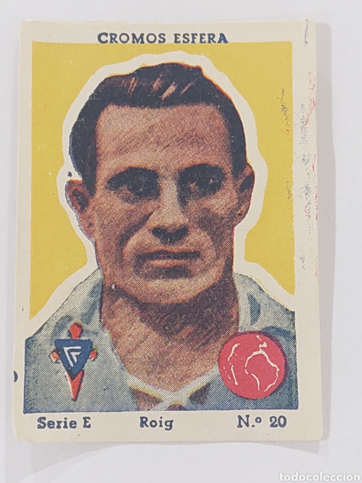 Fu&szlig;ball-Sticker: Cromos esfera f&uacute;tbol . Roig . Serie E . N&uacute;mero 20