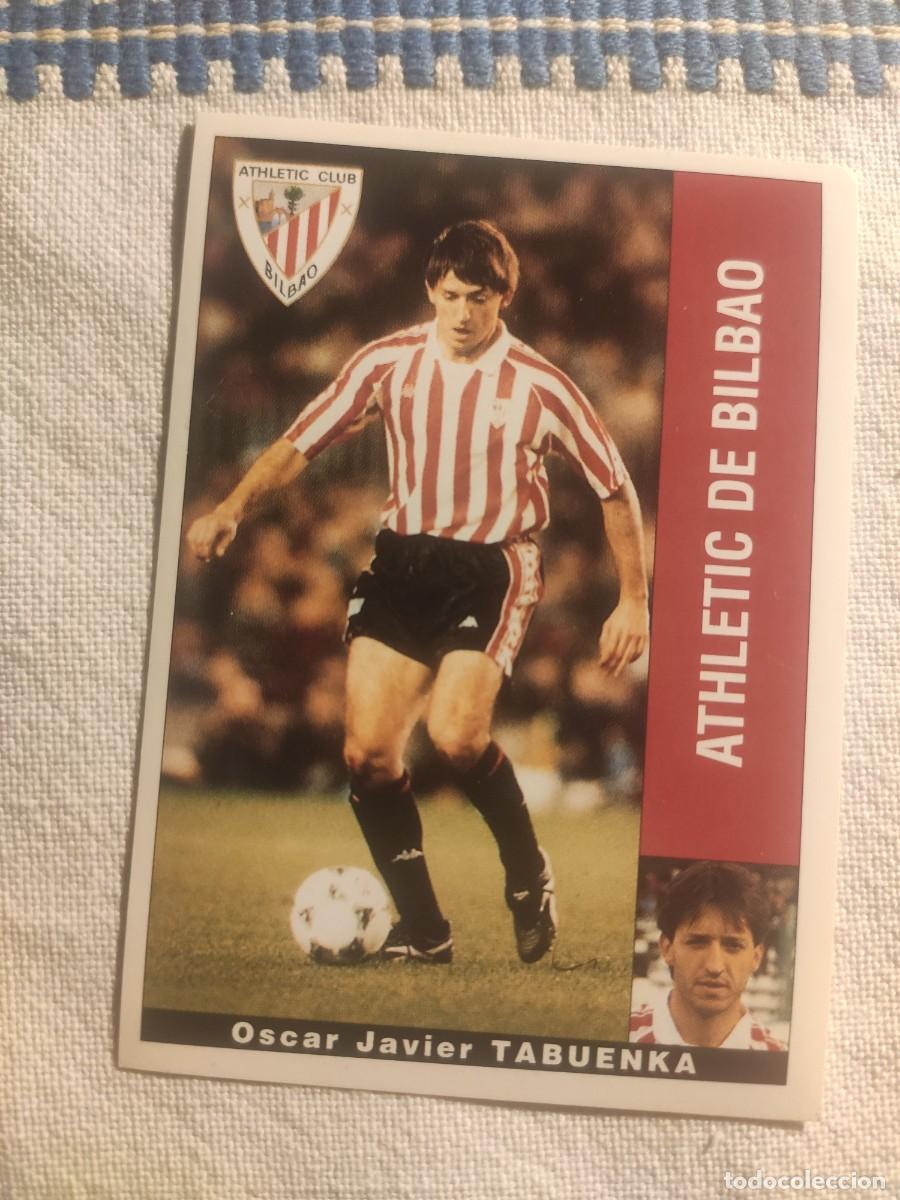 Football Stickers: 4-A 95-96 PANINI &Oacute;SCAR JAVIER TABUENKA - ATHLETIC CLUB DE BILBAO -- CROMO NUNCA PEGADO 1995 1996 L