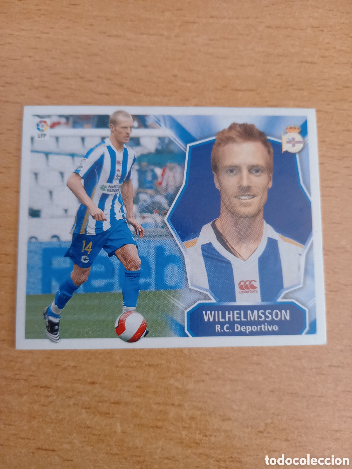 Cromos de F&uacute;tbol: Wilhelmsson baja Deportivo de la Coru&ntilde;a baja liga 2008 2009 08 09 ediciones este