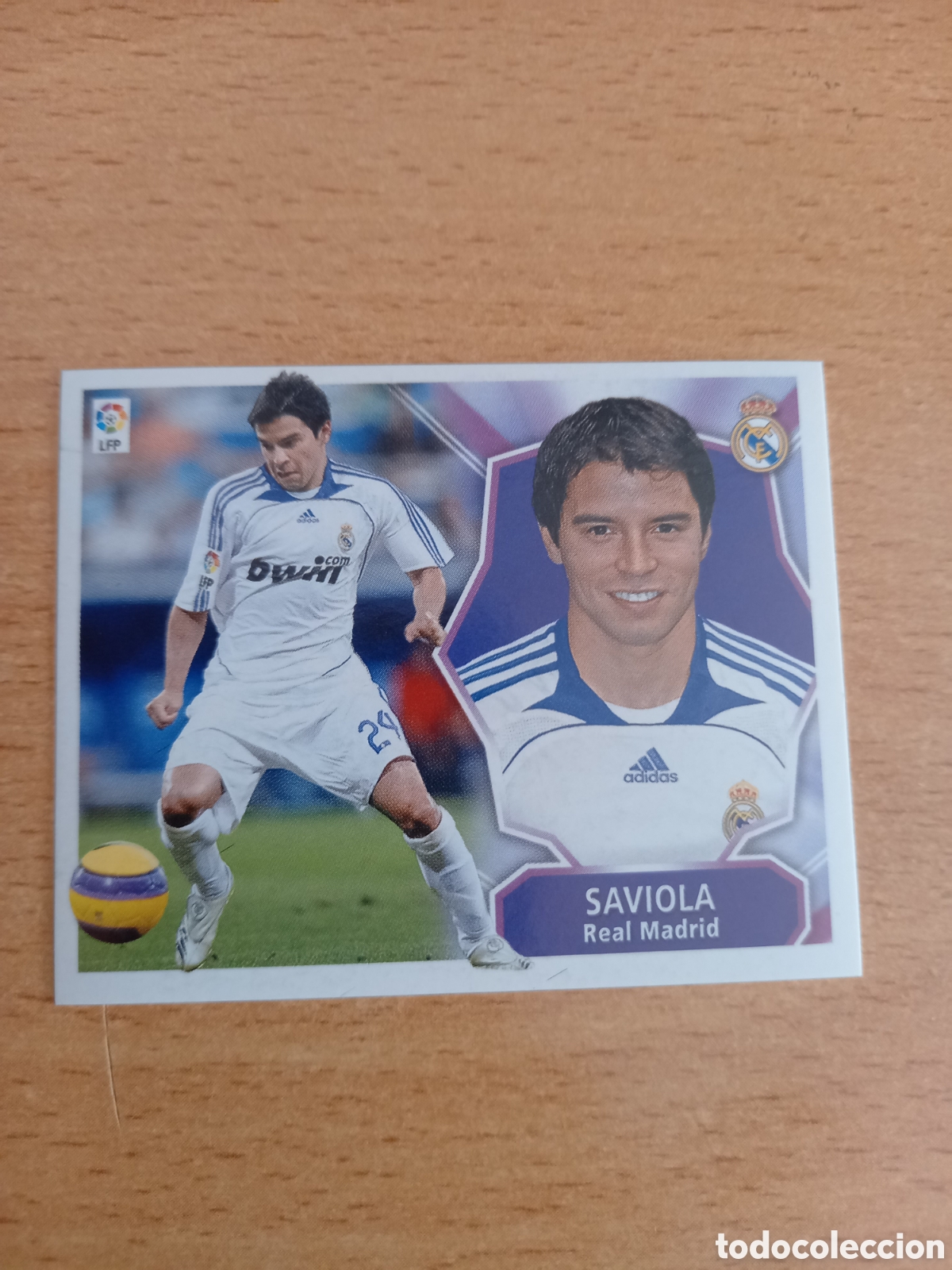 Cromos de F&uacute;tbol: Saviola Real Madrid liga 2008 2009 08 09 ediciones este