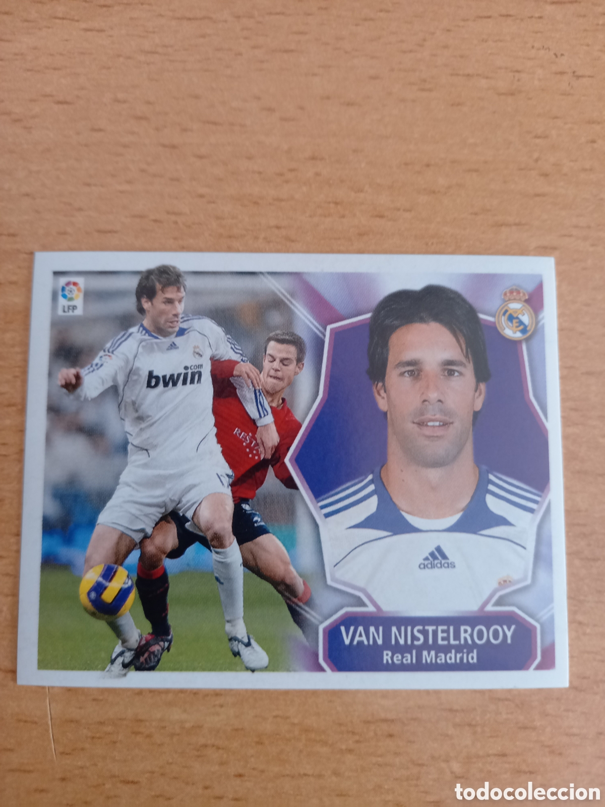 Cromos de F&uacute;tbol: Van Nistelrooy Real Madrid liga 2008 2009 08 09 ediciones este