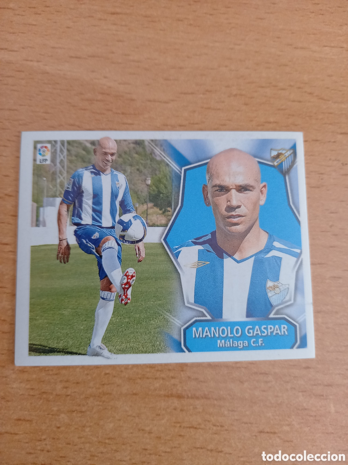 Fu&szlig;ball-Sticker: Manolo Gaspar coloca M&aacute;laga liga 2008 2009 08 09 ediciones este