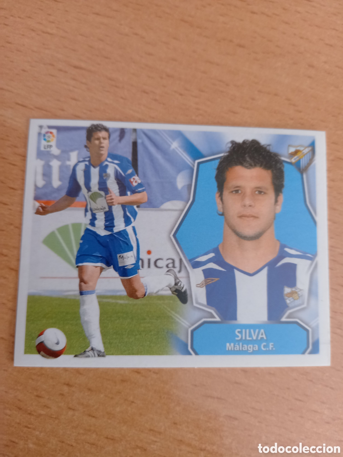 Fu&szlig;ball-Sticker: Silva baja M&aacute;laga liga 2008 2009 08 09 ediciones este