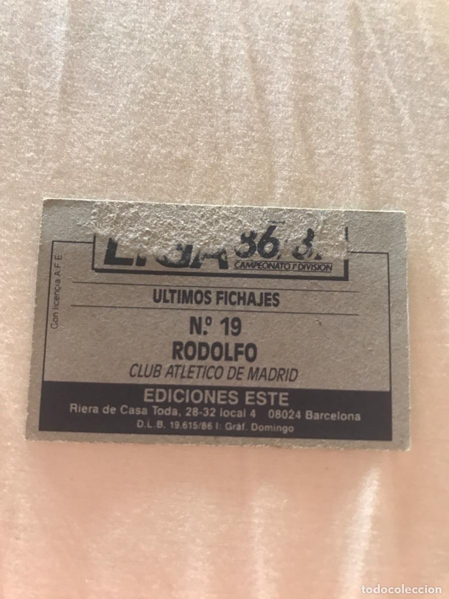 Cromos de f&uacute;tbol: Rodolfo - Foto 2