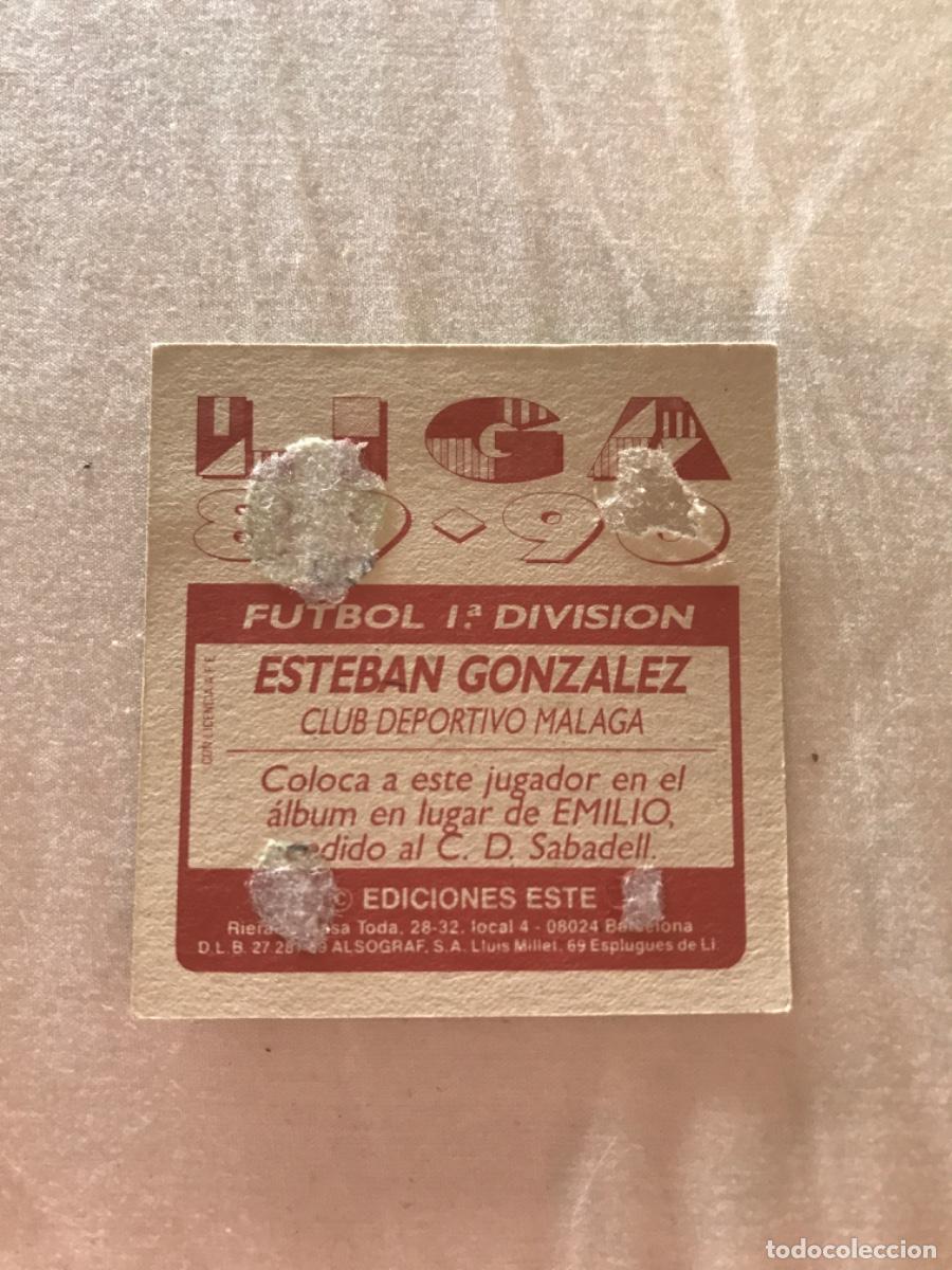 Cromos de f&uacute;tbol: E. Gonzalez - Foto 2