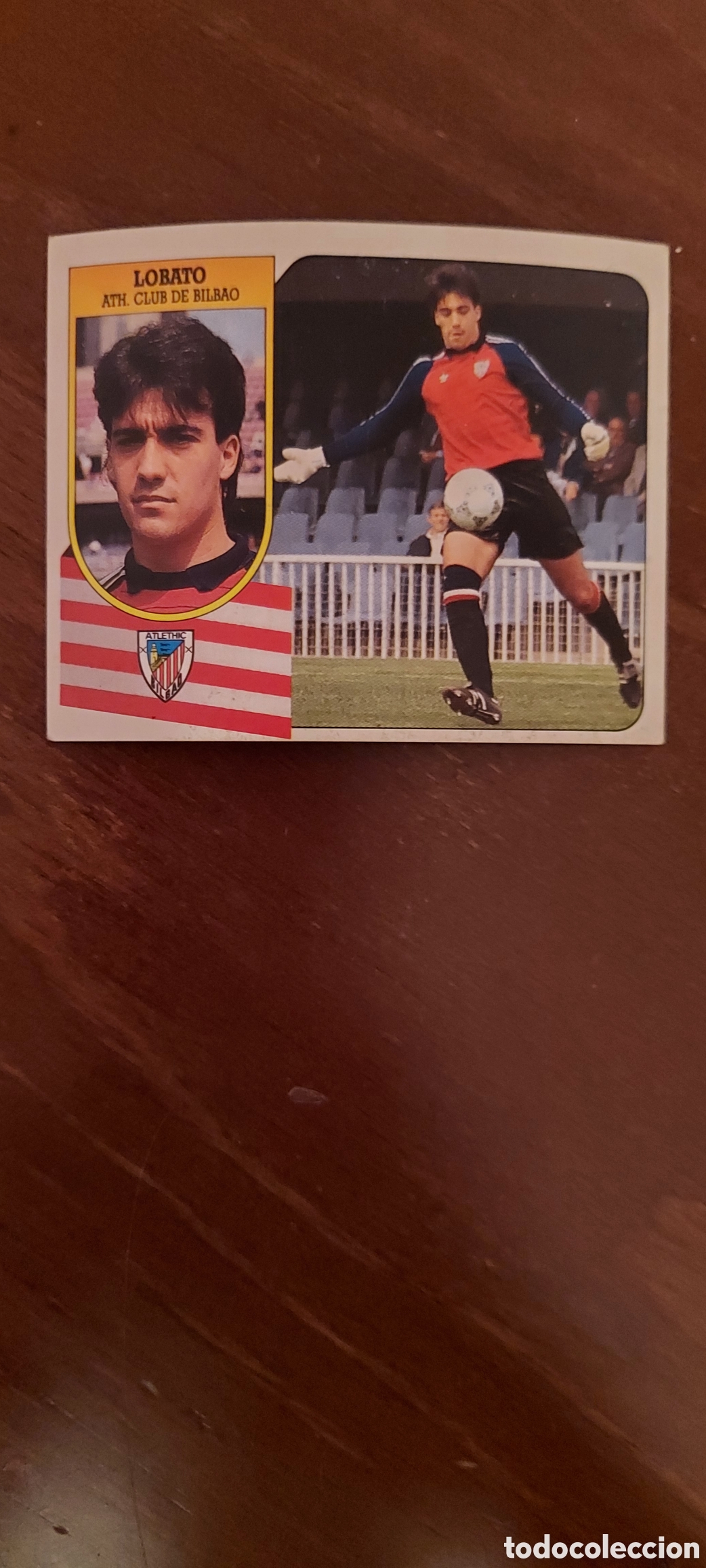 Cartes &agrave; collectionner de Football: LOBATO BILBAO LIGA ESTE 1991/92 91 92 DESPEGADO
