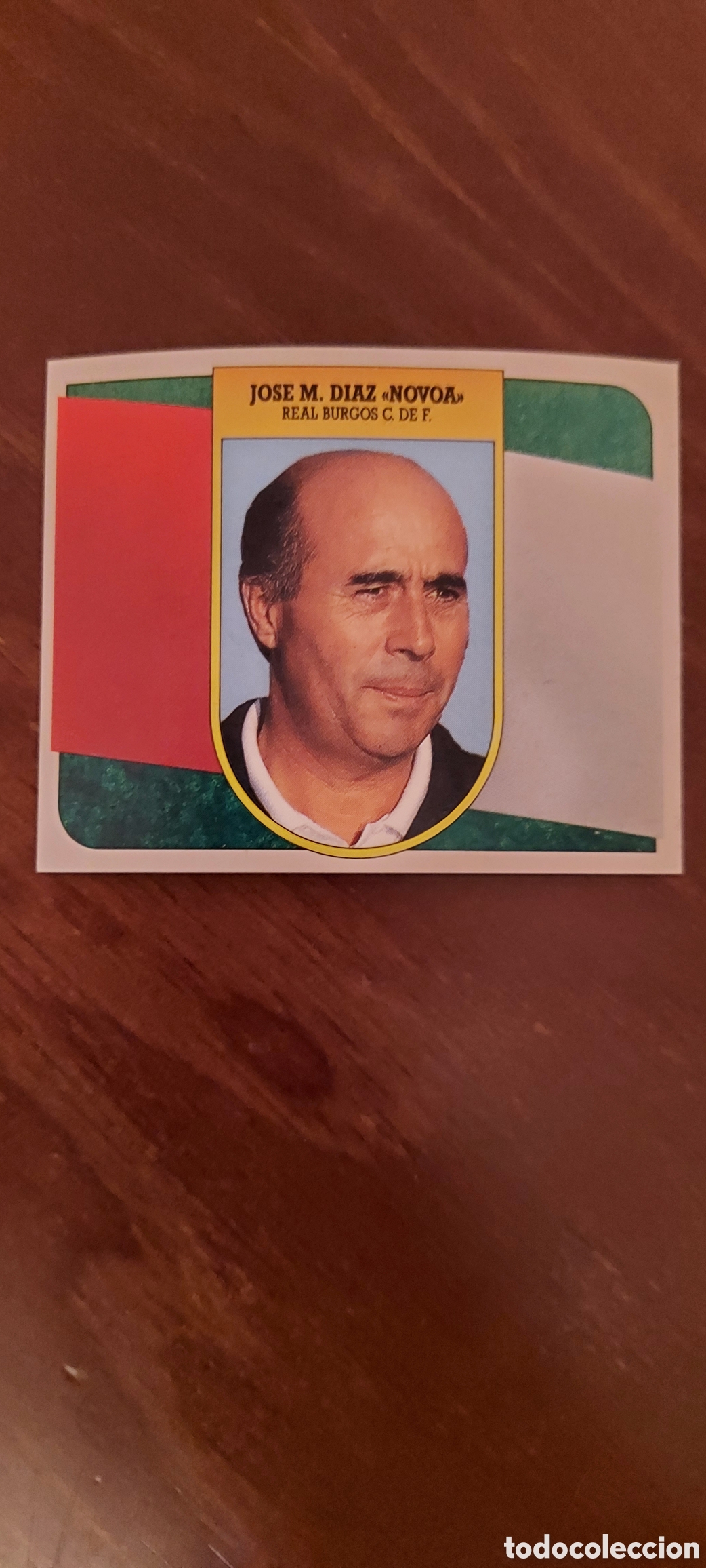 Cartes &agrave; collectionner de Football: ENTRENADOR BURGOS LIGA ESTE 1991/92 91 92