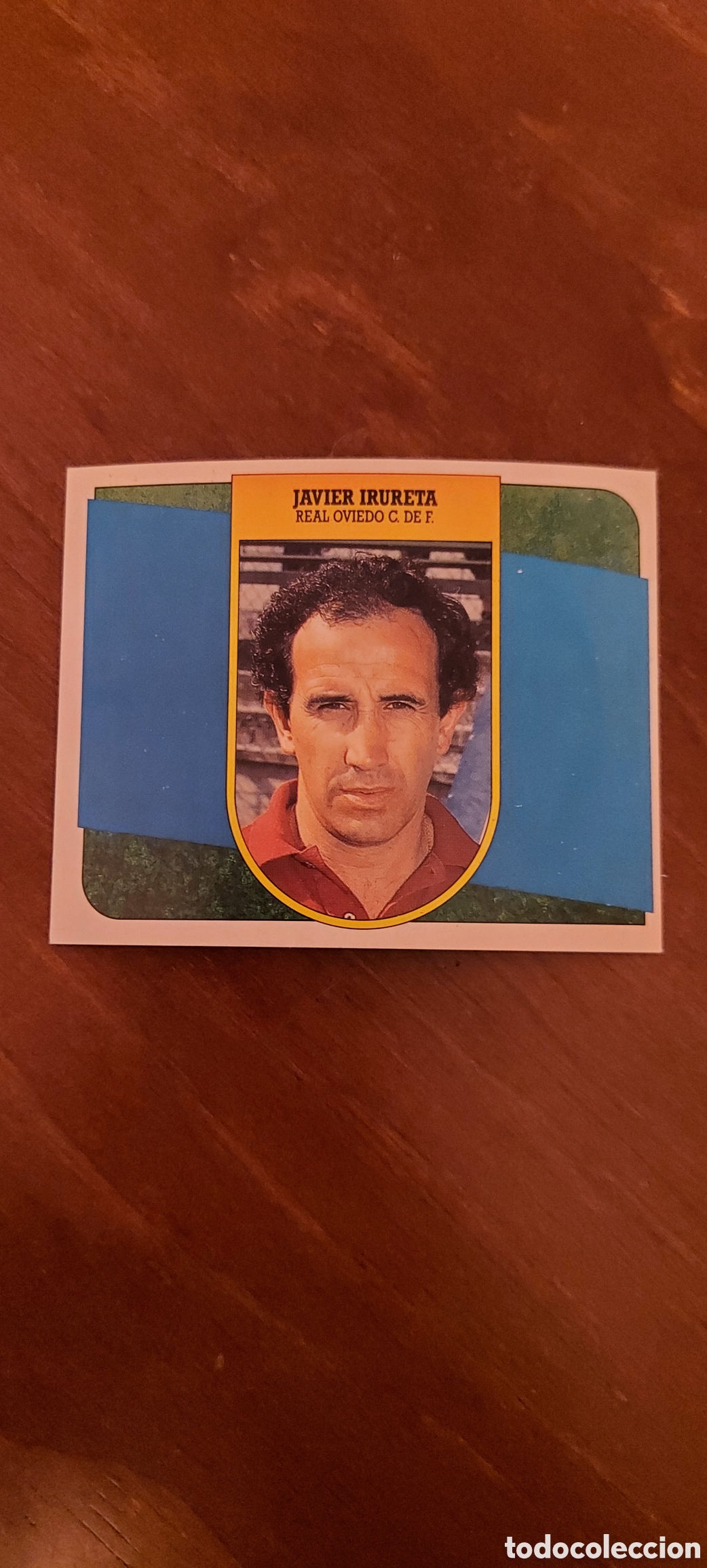 Fu&szlig;ball-Sticker: ENTRENADOR OVIEDO LIGA ESTE 1991/92 91 92