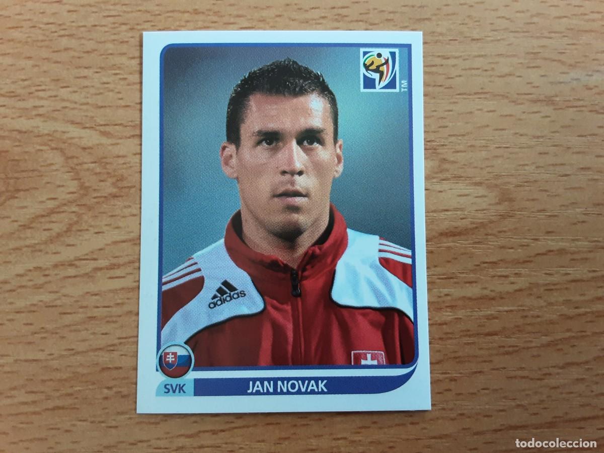 Cromos de F&uacute;tbol: CROMO FUTBOL MUNDIAL 2010 PANINI 481.NOVAK-ESLOVAQUIA-NUNCA PEGADO